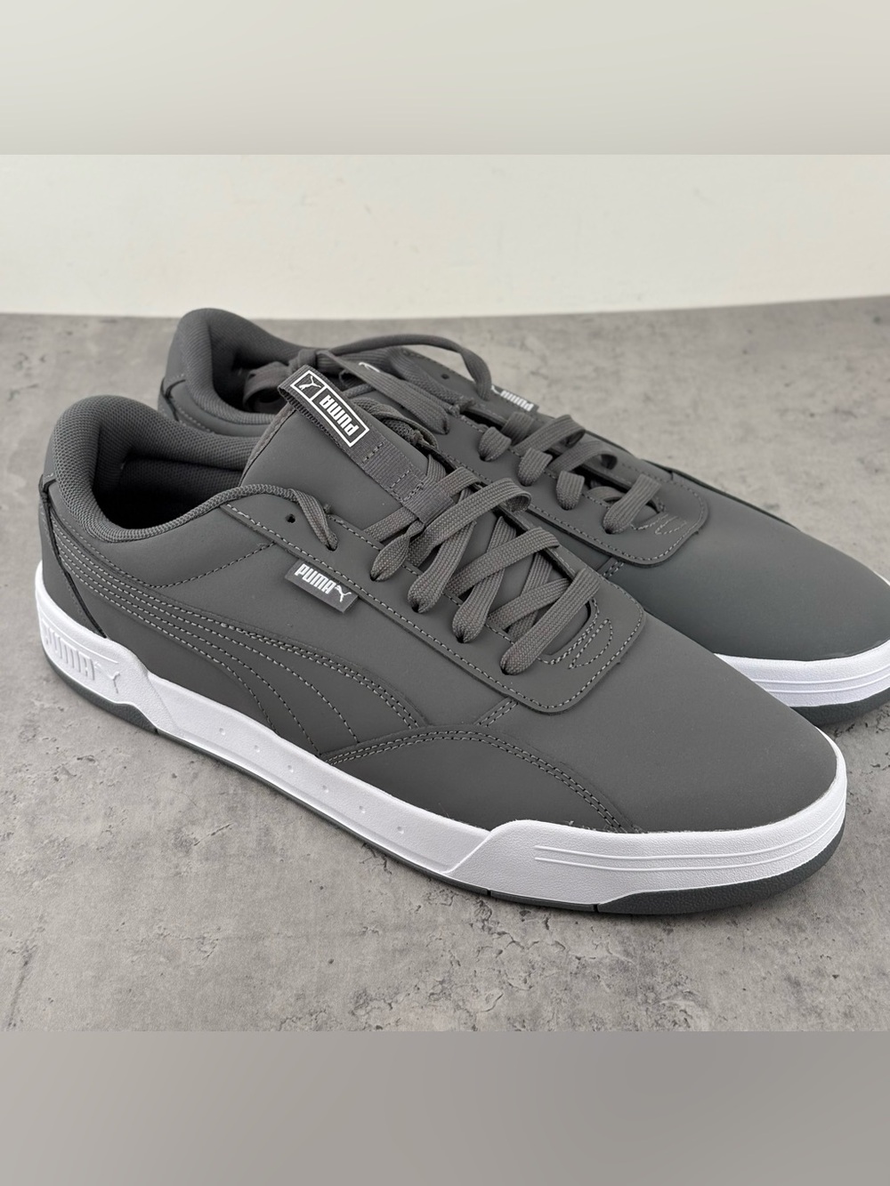 PUMA Men's Skate Sneaker SoftFoam Lace Up Shoes Gray Sz 13 New Skateboard Shoe